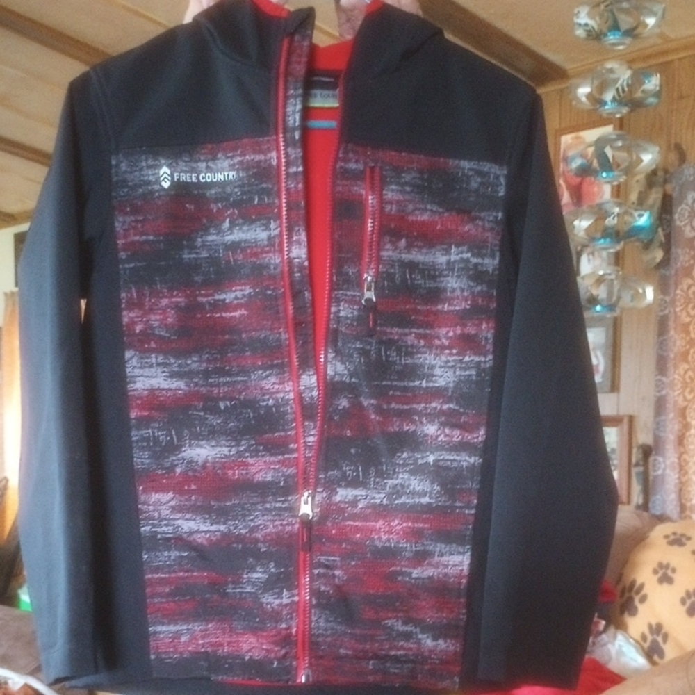 Free Country Black and Red Jacket